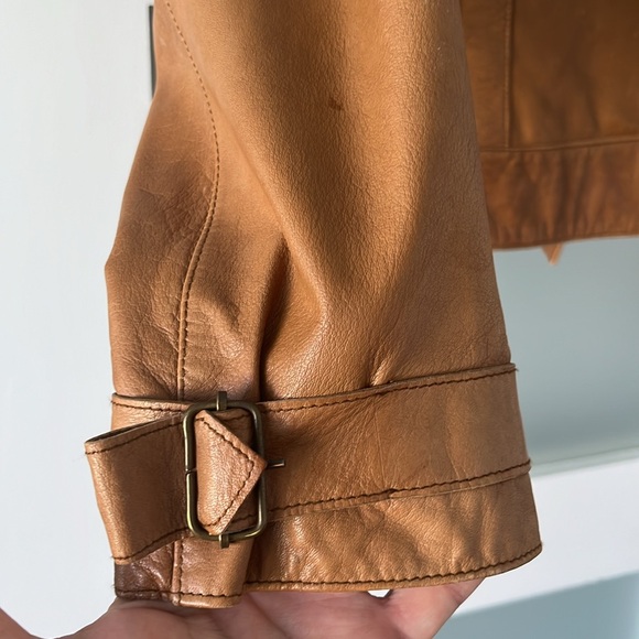 Luisa Cerano soft leather jacket size 38, US8 - Picture 5 of 15